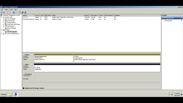19. Converting a Basic Disk to a Dynamic Disk | Преобразование базового диска в динамический диск смотреть онлайн