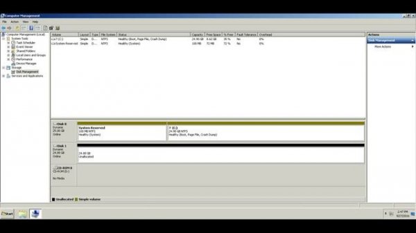 19. Converting a Basic Disk to a Dynamic Disk | Преобразование базового диска в динамический диск