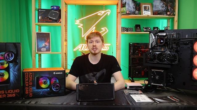 Распаковка всех AORUS LIQUID COOLER