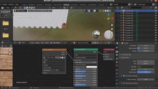 Añade materiales random con python en blender (blender 3d) al tejado смотреть онлайн