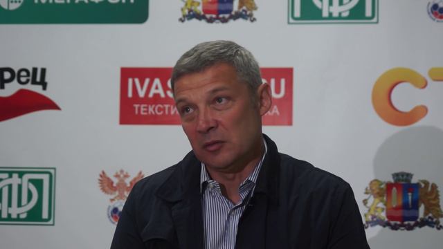 Послематчевая пресс-конференция Равиля Сабитова 1.9.15 смотреть онлайн