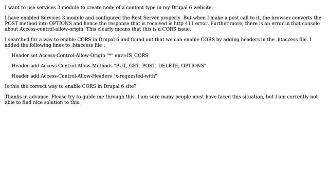 Drupal: How do I enable CORS? смотреть онлайн