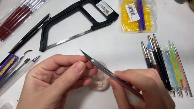 Мои инструменты для лепки кукол из полимерной глины. смотреть онлайн