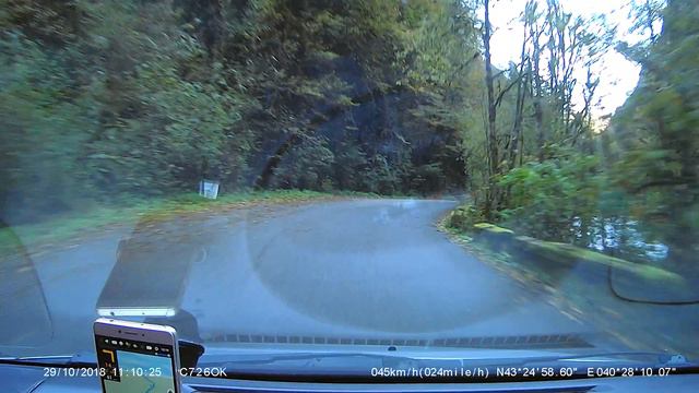 Дорога с голубого озера до оз. Рицца. Абхазия. смотреть онлайн