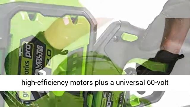 Greenwork Pro HT60B00 60-Volt Max 24-in Dual Cordless Electric Hedge Trimmer (Bare Tool Only Batter