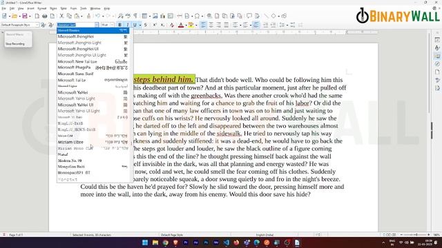 How to use Macro in Libre Office Writer || Macro को प्रयोग करने का सही तरीका смотреть онлайн