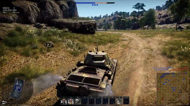 War Thunder - Fiat-Ansaldo P40 Gruppo Corazzato 《Leoncello》 смотреть онлайн