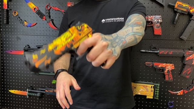 Деревянный пистолет Desert Eagle Yakuza / Дигл Якудза из Стандофф 2 смотреть онлайн