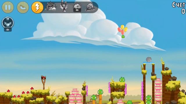 Angry Birds Classic Mighty Eagle in Tutorial levels (Showcase) [1080p] смотреть онлайн