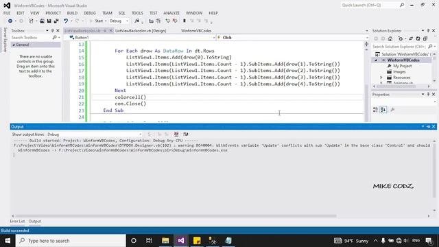 How to Change listview backcolor and forecolor based on the value - VB.net смотреть онлайн