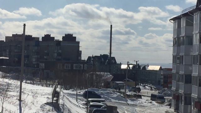 Город Холмск. Весеннее солнце. смотреть онлайн