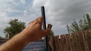 Навес из поликарбоната без ферм