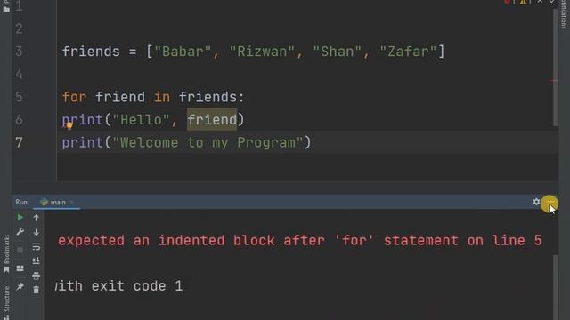 Python Crash Course - Lecture 6 | Looping| indentation errors|Python Tutorialz смотреть онлайн
