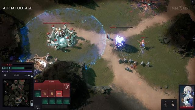 IMMORTAL: Gates of Pyre is a beautiful Starcraft 2 style RTS смотреть онлайн