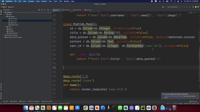 Flask & SQLAlchemy Website Blog Development: Part 3 - Creating Posts смотреть онлайн