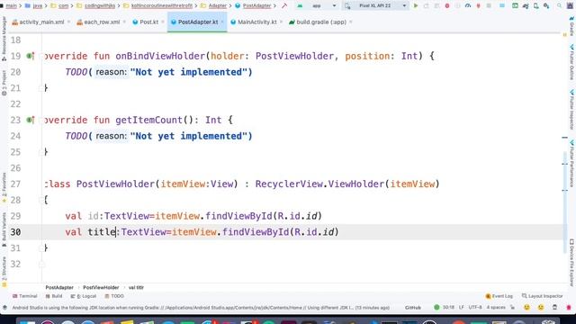 Android kotlin Coroutines with Retrofit part -3 in hindi смотреть онлайн