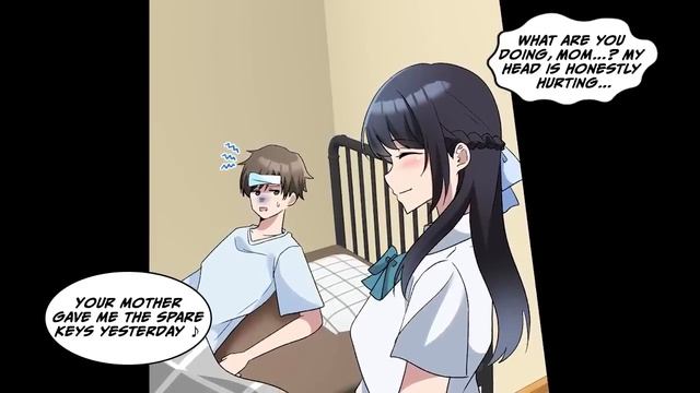 [Manga Dub] I got sick after lending my umbrella to the pretty girl in my class... Then she [RomCom смотреть онлайн