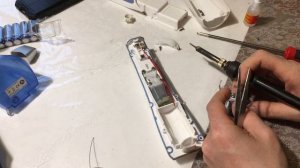 ирригатор WP-450E/UK ремонт, обзор usb зарядника AAA, AA