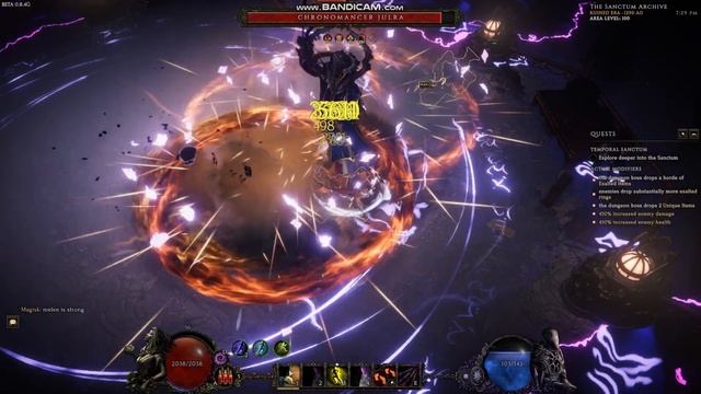 Last Epoch - Bladedancer Umbral blades ( shadow daggers) T4 dungeon showcase смотреть онлайн