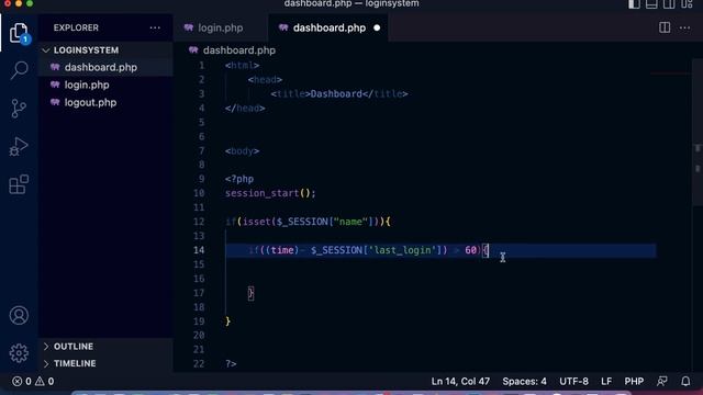 AUTO LOGOUT USER katika PHP kwa kutumia Session смотреть онлайн
