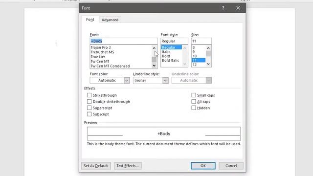 Set Times New Roman As Default Word Font смотреть онлайн