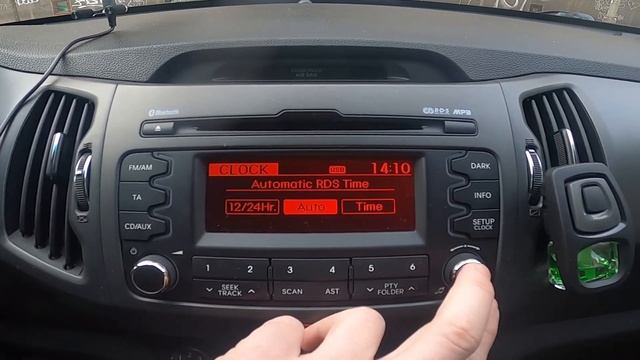 How to Manually Change Date and Time in Kia Sportage III ( 2010 – 2016 ) Manage Time Settings смотреть онлайн