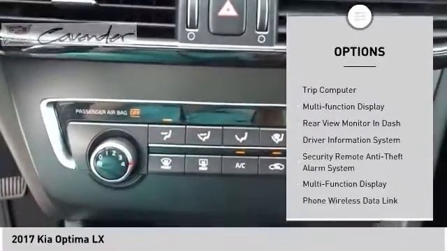 2017 Kia Optima P1337B смотреть онлайн