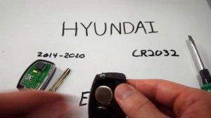 Hyundai Elantra Key Fob Battery Replacement (2014 - 2020)