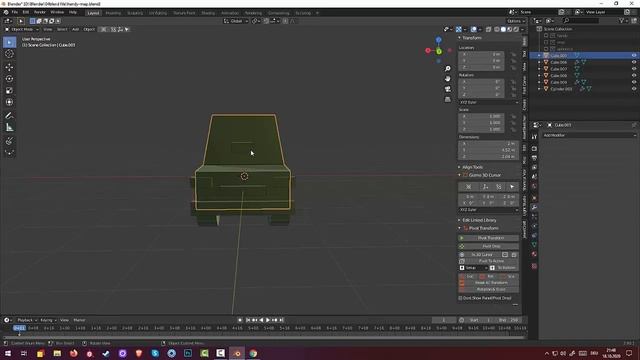 06.Blender Hardsurface Modeling. Phone And Map
