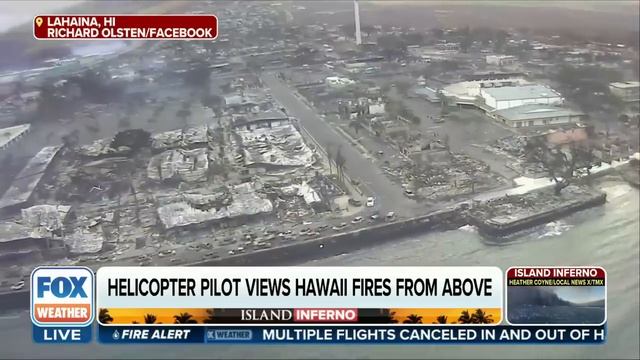 'Like A Place Had Been Bombed': Helicopter Pilot Views Sheer Devastation Of Hawaii From Above смотреть онлайн