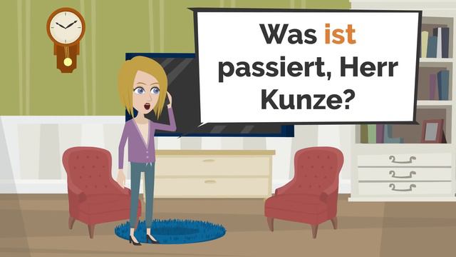 Deutsch lernen | Herr Kunze ist traurig | Wortschatz und wichtige Verben смотреть онлайн