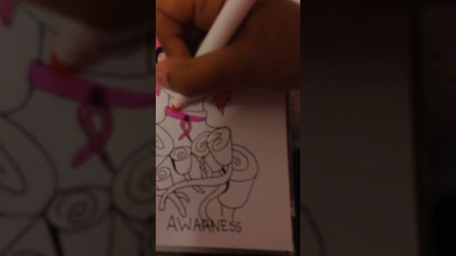 Breast cancer awareness drawing смотреть онлайн