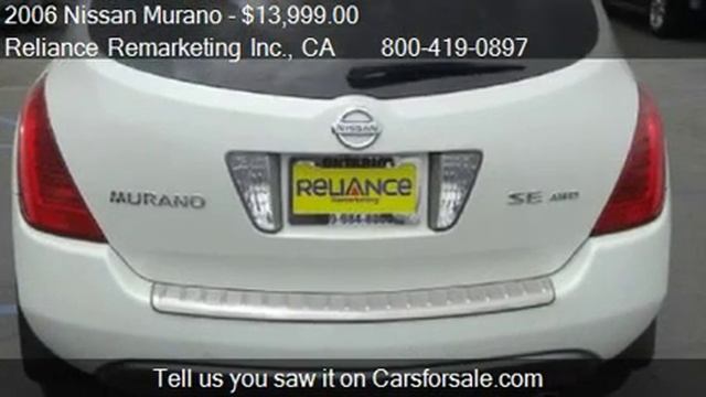 2006 Nissan Murano SE AWD - for sale in Ontario, CA 91761 смотреть онлайн