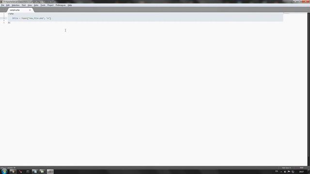 PHP. Как создать файл / PHP. How to create a file смотреть онлайн