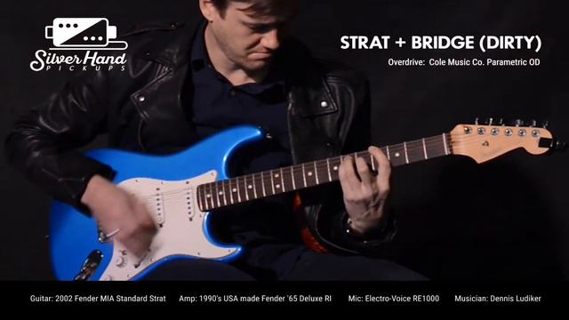 Silver Hand Pickup's "Strat +" bridge (dirty) смотреть онлайн