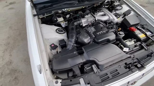 Работа двигателя 2JZGE Toyota Crown JZS155