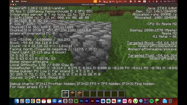 Minecraft Gaming Test on The M2 MacBook Pro смотреть онлайн