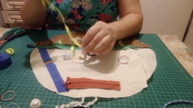 DIY Мягкий бизиборд. часть 1