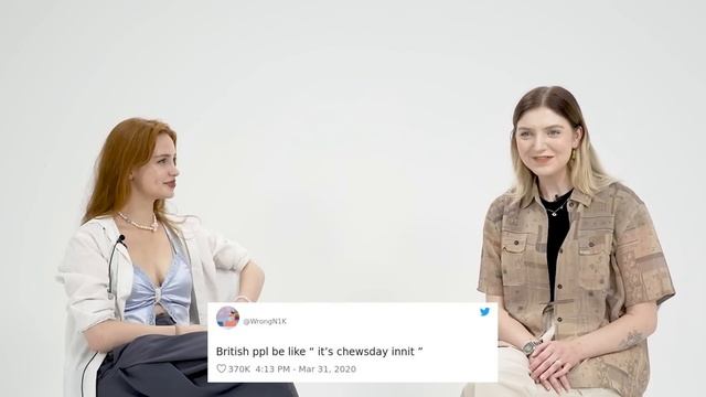British Girls React To  British People Be LIke Tweets!!