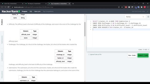 Top Competitors HackerRank SQL смотреть онлайн