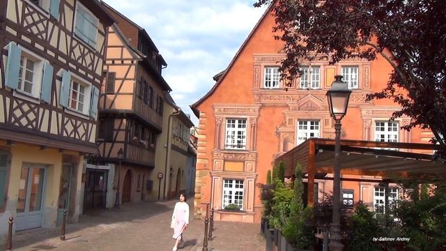 Прогулка по Кольмару (Colmar) Франция смотреть онлайн