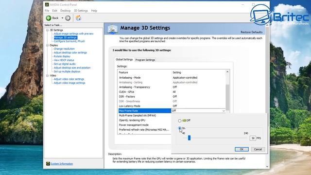 How to Set Max Frame Rate in NVIDIA Drivers смотреть онлайн