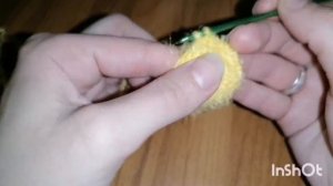 Варежка Жираф крючком / Логопедическая игрушка / Развивающая игрушка