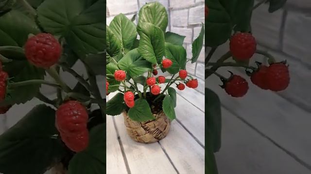 Малинка из Фома и холодного фарфора