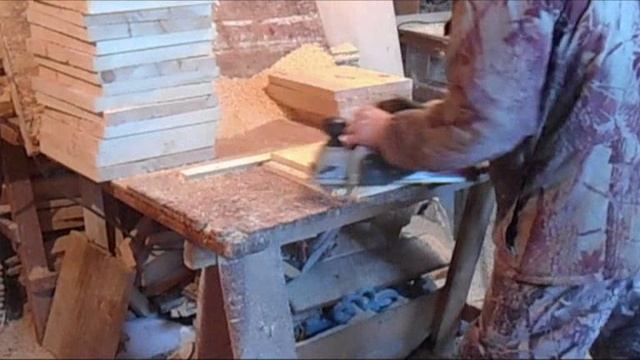 Строгаем щиты или крышки табурет смотреть онлайн