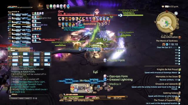 FINAL FANTASY XIV Monk World Of Darkness