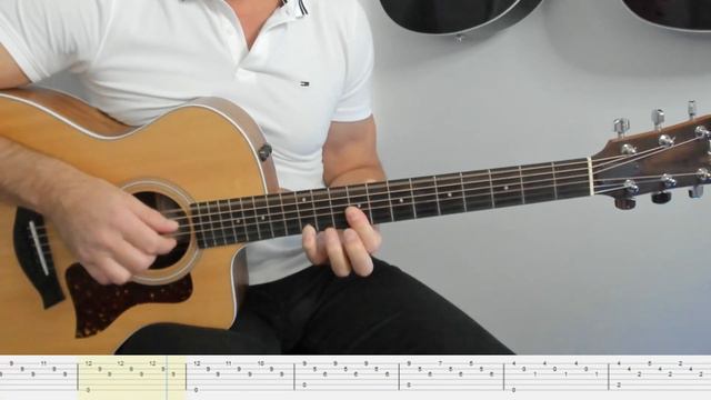 Spanish Romance - Romanza - Tabs Tutorial - Fingerstyle Guitar смотреть онлайн