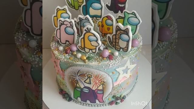 Торт Амонг Ас..♥️???♥️Ідея торта для синочка..коротке відео смотреть онлайн