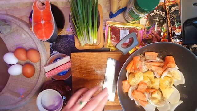 ПРАЗДНИЧНЫЙ УЖИН ЧАСТЬ 1!МЯСО с Овощами Под Зернистой Горчицей!!!!Очень Вкусно.....!!! смотреть онлайн