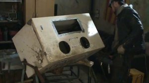 Пескоструйная камера из старого холодильника!!! #пескоструй #камера